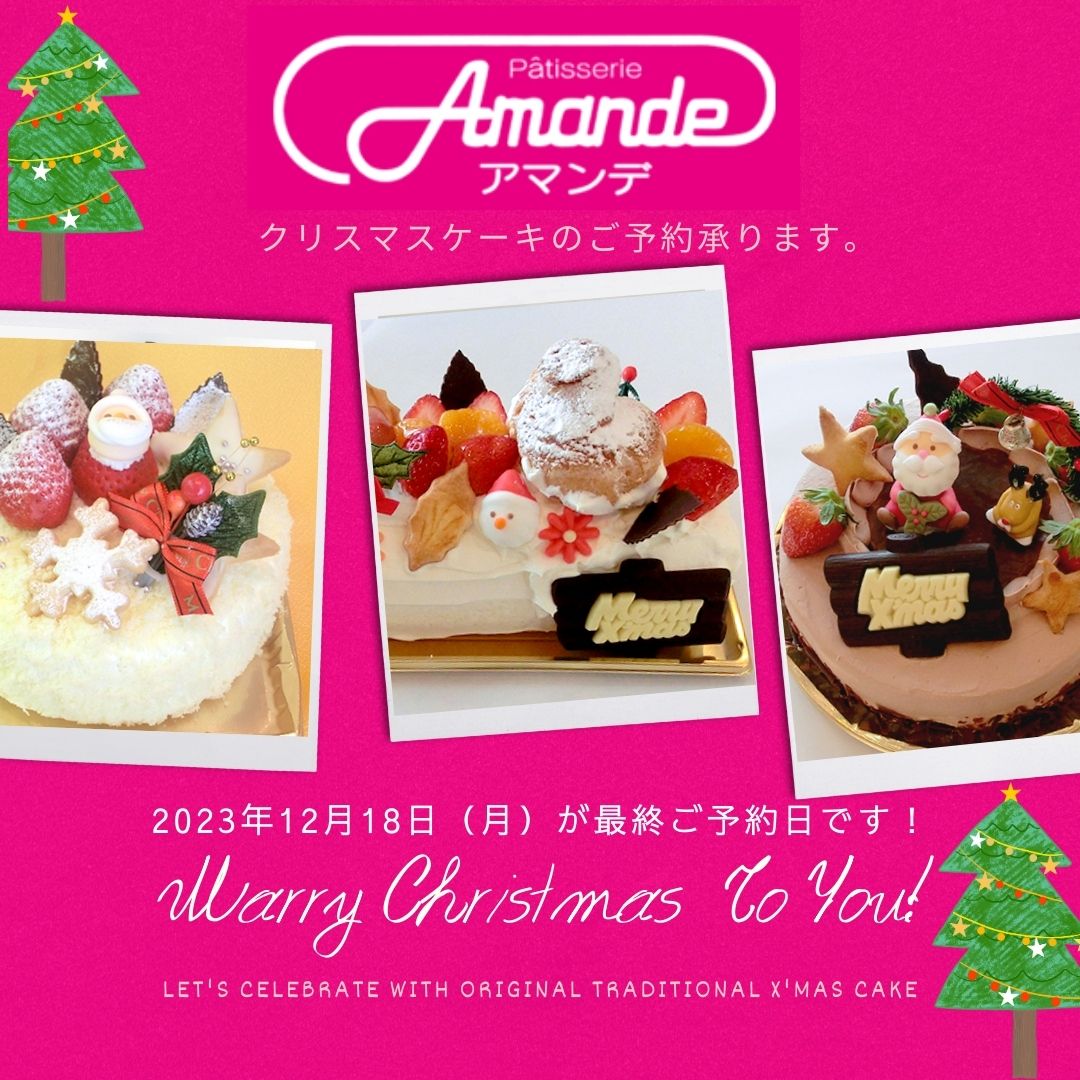 アマンデのクリスマスケーキ